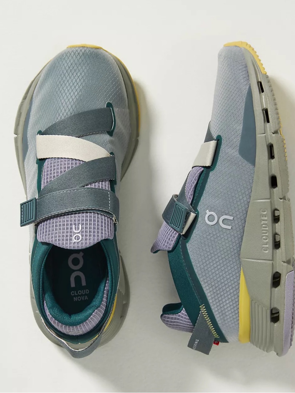 On Cloudnova Wrap women's sneakers Evergreen/Citron 11